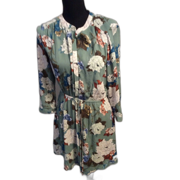 Daniel Rainn, LONG SLEEVE, V-NECK, LINED, ELASTIC WAIST, FIT & FLARE DRESS S - Picture 1 of 8